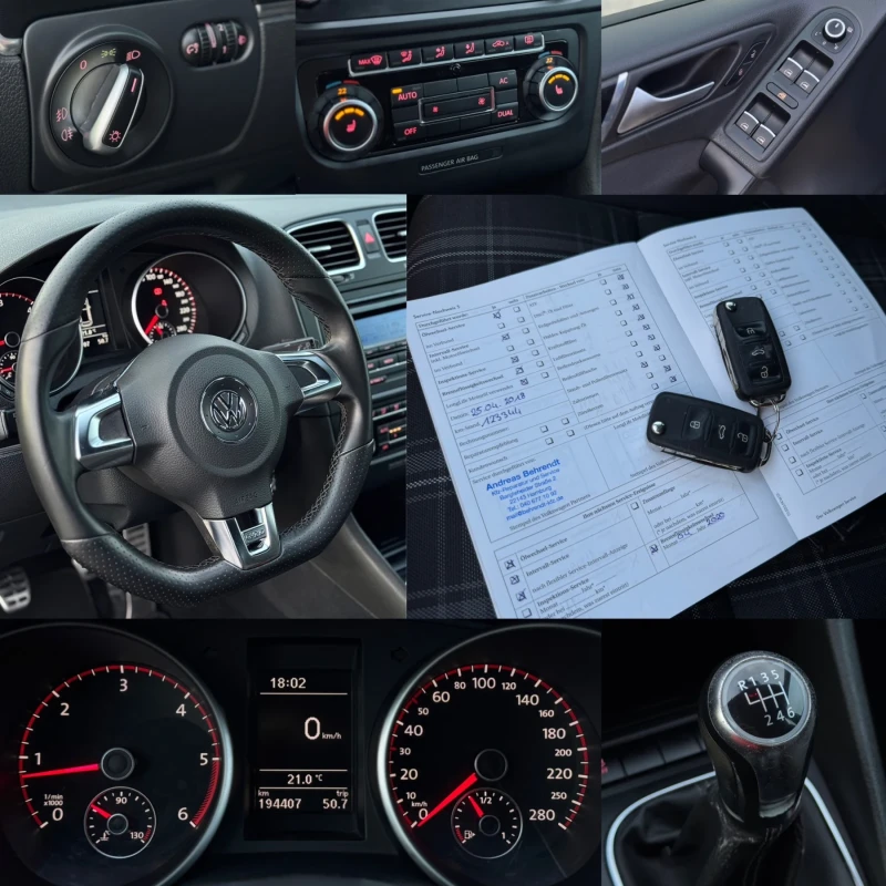 VW Golf 2.0TDI 170кс 6с GTD РЕКАРО ПОДГРЕВ ЛЕД-СТОПОВЕ, снимка 16 - Автомобили и джипове - 49447420