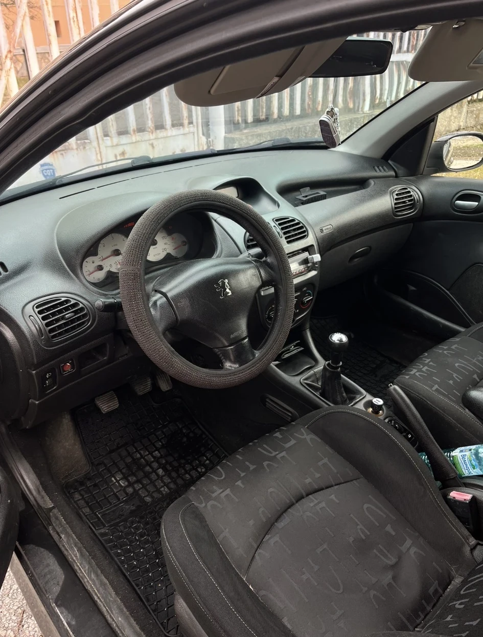 Peugeot 206 2.0 HDI 90, снимка 7 - Автомобили и джипове - 55605037