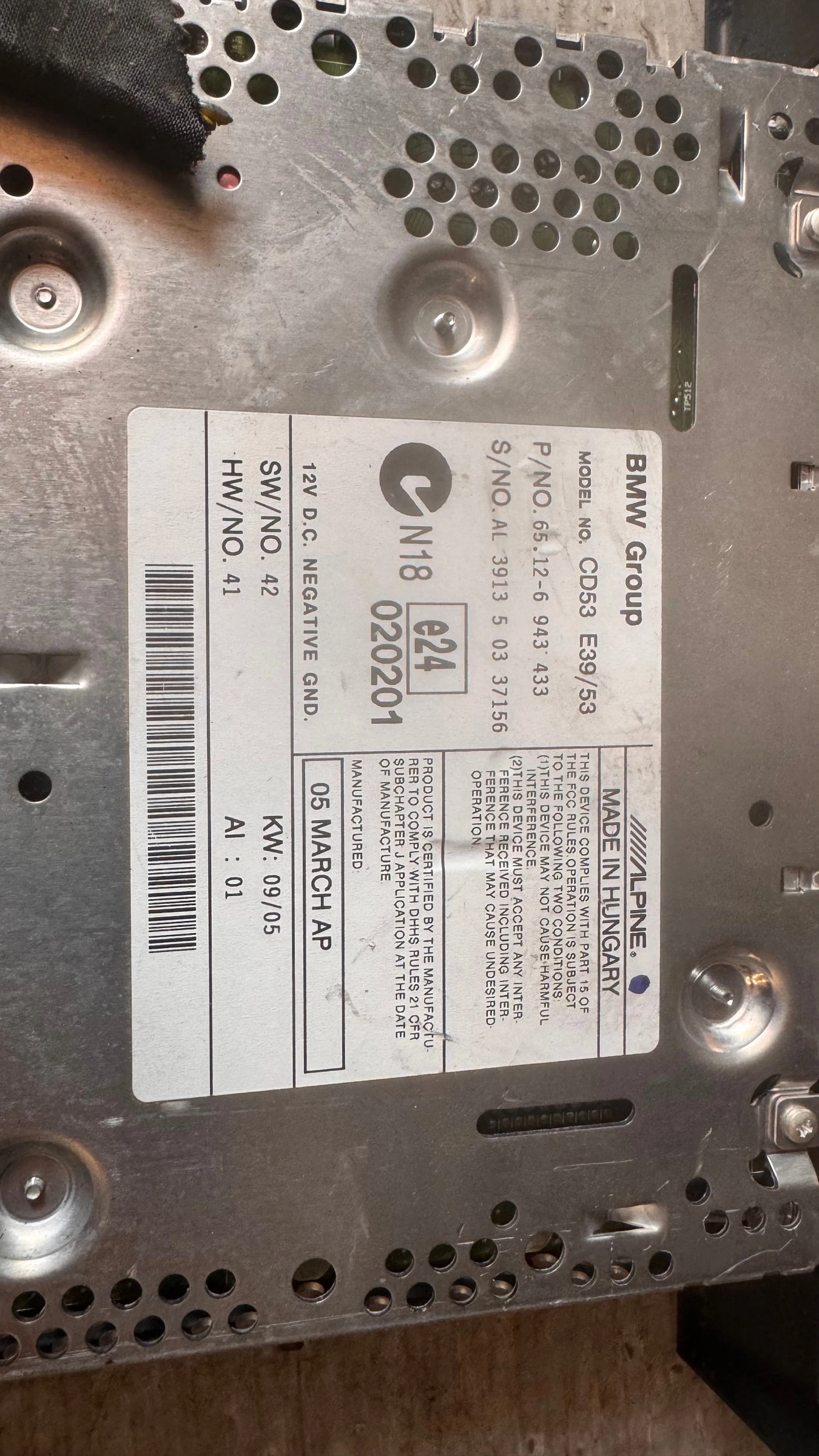 ���������� ����� / GPS � ����� ������� �� BMW X5 2005 - CD53E39/53 / 65.12-6943433 | Mobile.bg � ����������� 2