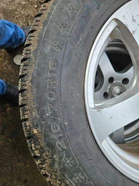 Гуми с джанти Dunlop 215/70R16, снимка 5 - Гуми и джанти - 49022693