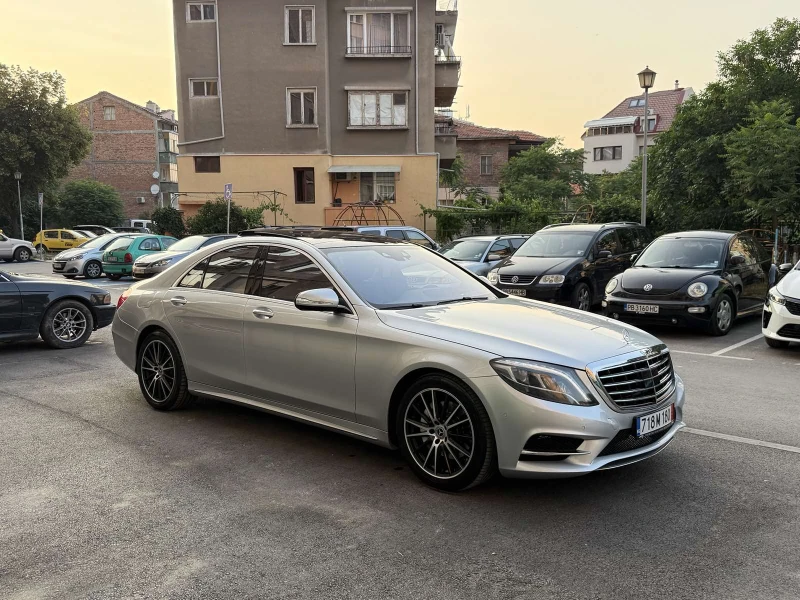 Mercedes-Benz S 350 AMG line, BURMESTER, 9G, снимка 4 - Автомобили и джипове - 52588205