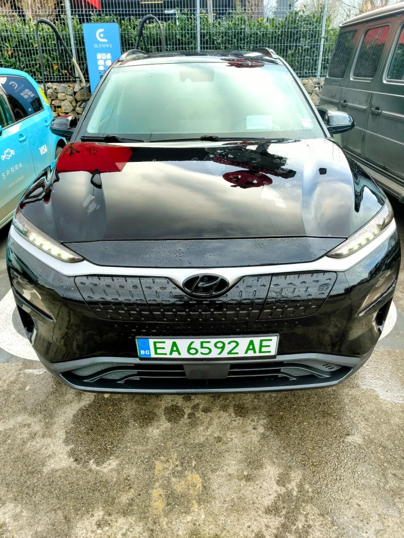 Hyundai Kona 64KWh/Blue link/3 ФАЗНА/SOH100%/Термопомпа/HEADUP, снимка 2 - Автомобили и джипове - 53263770