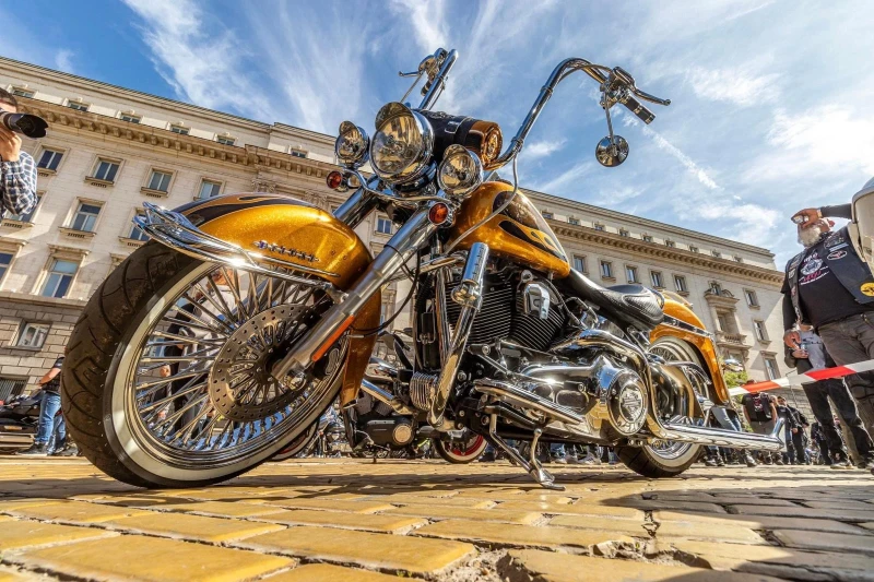 Harley-Davidson Softail DELUXE GOLD CHICANO ABS в Мотоциклети и ...