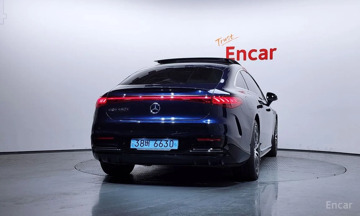 Mercedes-Benz EQS 450+ | AMG PKG | WOOD TRIM | BURMESTER | FULL, снимка 4 - Автомобили и джипове - 54270220