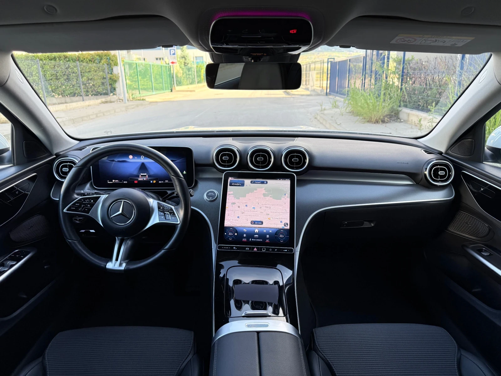 Mercedes-Benz C 200 EQPOWER/DIGITAL/9G-TRONIC/ПОДГРЕВ/КАМЕРА/FULL-LED/, снимка 8 - Автомобили и джипове - 54848618