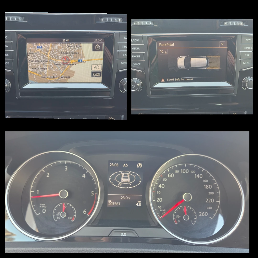 VW Golf VII 1.6 TDI/Highline/Distronic/AT/Navi/Massage, снимка 12 - Автомобили и джипове - 55412496