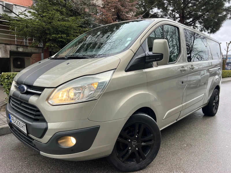 Ford Transit Custom 2.2TDCI KOJA/155кс/KLIMATIK/6+ 1/6sk/UNIKAT, снимка 1 - Бусове и автобуси - 49379219