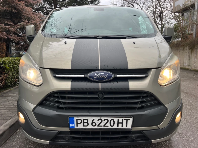 Ford Transit Custom 2.2TDCI KOJA/155кс/KLIMATIK/6+ 1/6sk/UNIKAT, снимка 2 - Бусове и автобуси - 49379219