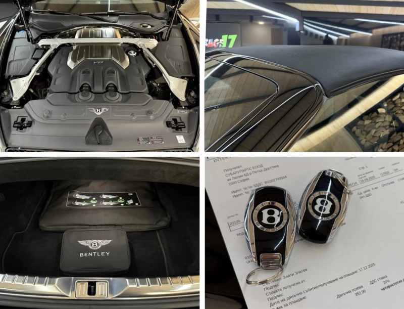 Bentley Continental gt GTC V8 | BlackLine | 18000 km , снимка 17 - Автомобили и джипове - 52996160