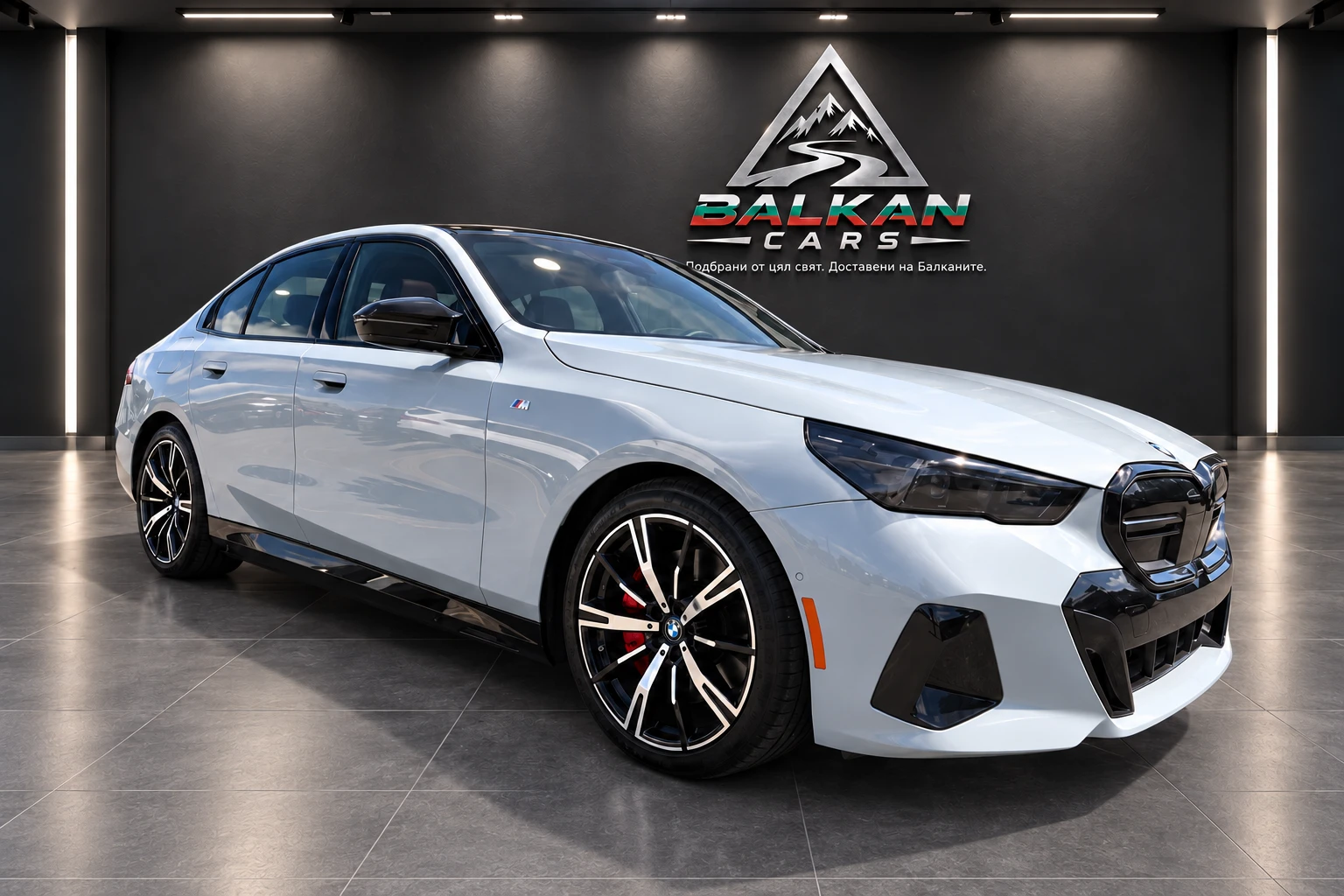 BMW i5 M60* xDrive* B&W* 360* Панорама* Червен салон