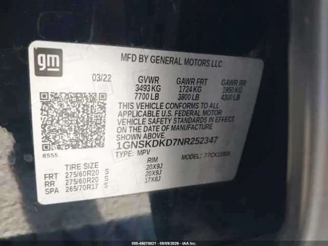 Chevrolet Suburban, снимка 9 - Автомобили и джипове - 56727035