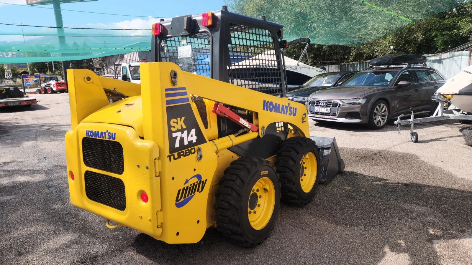 Мини челни товарачи Komatsu Sk714 super flow  ПЕРФЕКТЕН !!! - изображение 6