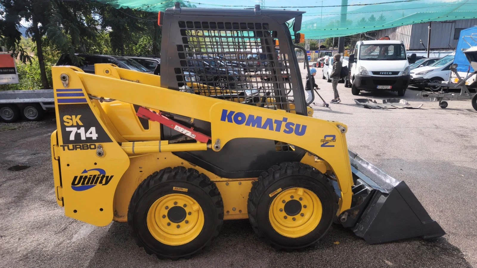 Мини челни товарачи Komatsu Sk714 super flow  ПЕРФЕКТЕН !!! - изображение 7
