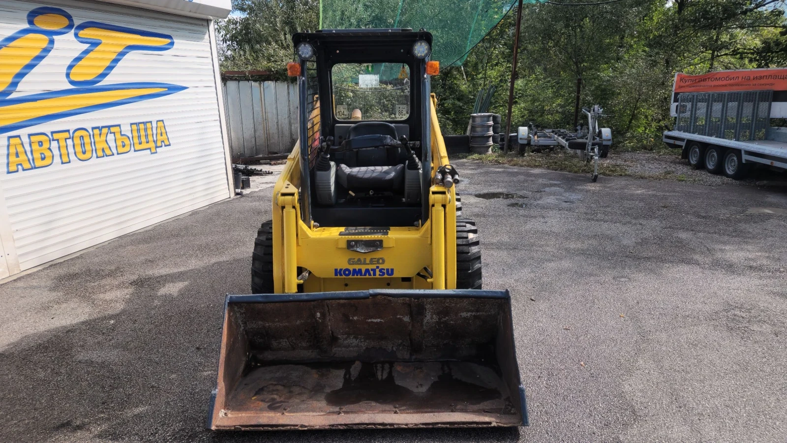 Мини челни товарачи Komatsu Sk714 super flow  ПЕРФЕКТЕН !!! - изображение 8