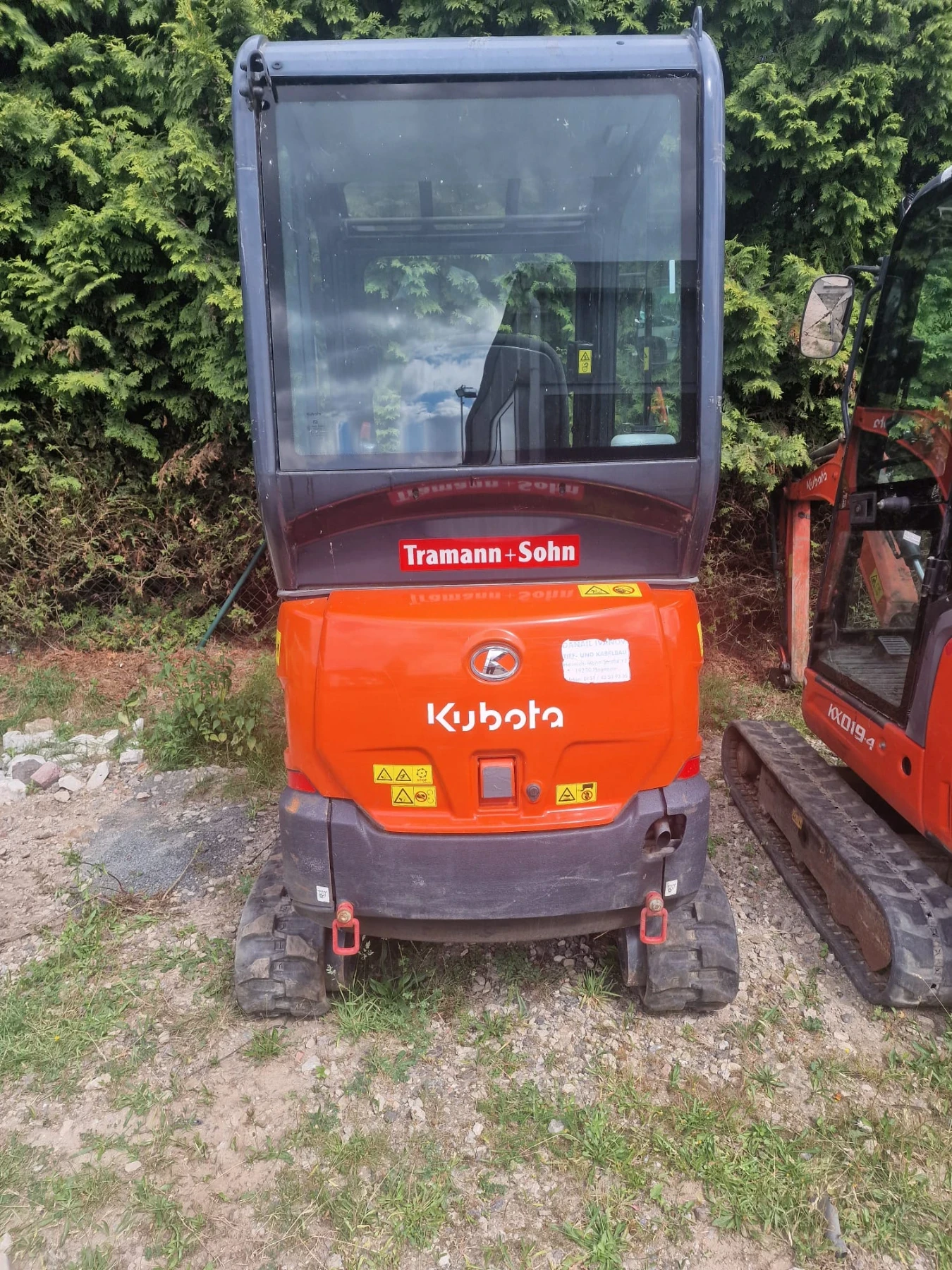Багер Kubota KX-18 -4, снимка 5 - Индустриална техника - 54546600