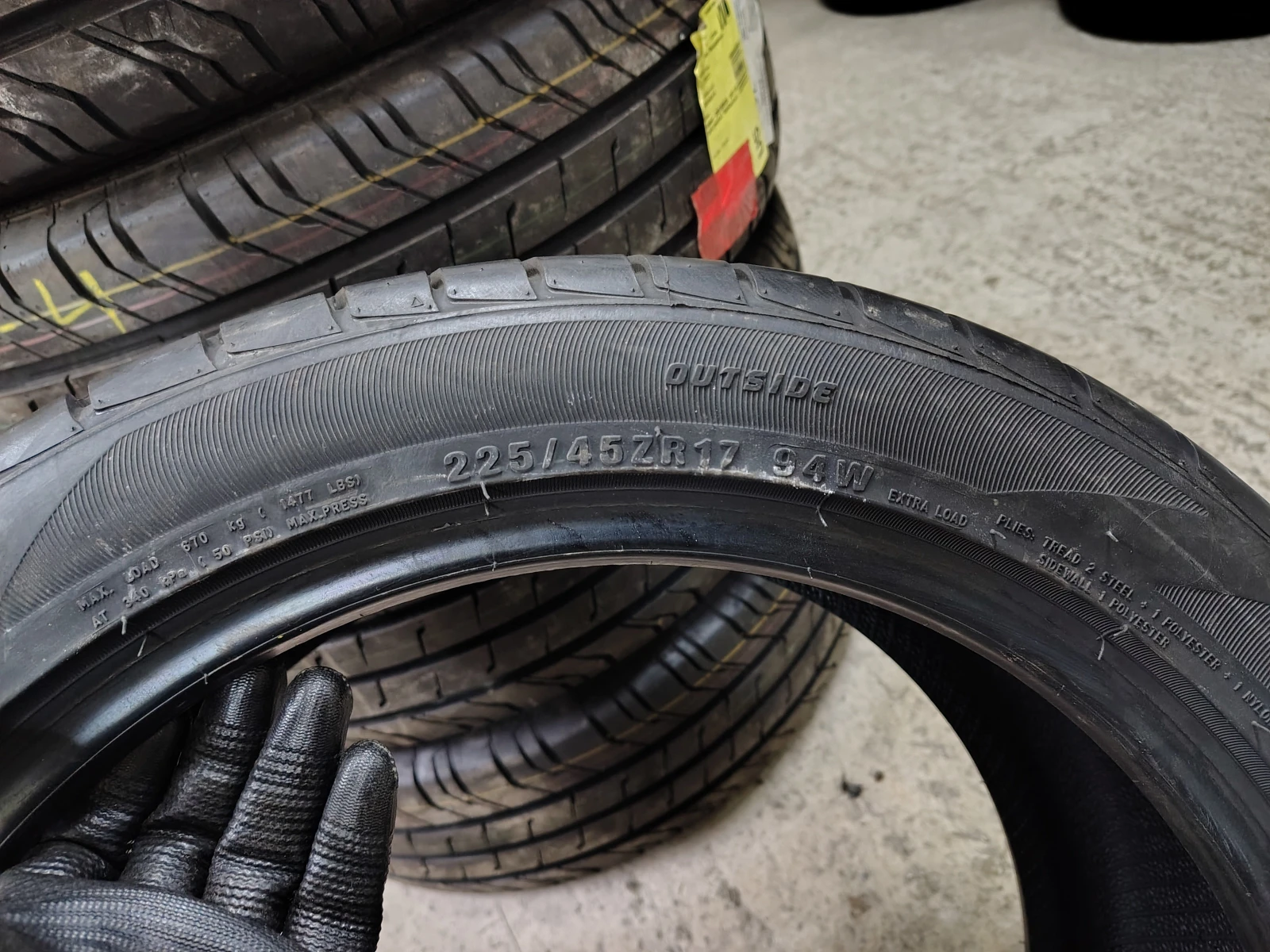 Гуми Летни 225/45R17, снимка 8 - Гуми и джанти - 53752003