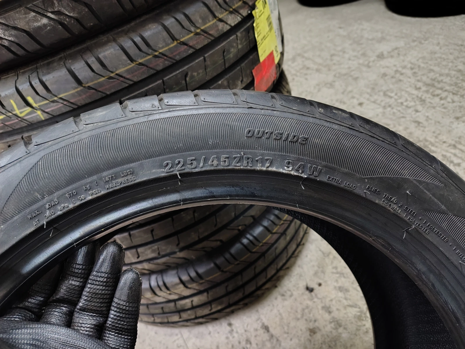 Гуми Летни 225/45R17, снимка 7 - Гуми и джанти - 53752003