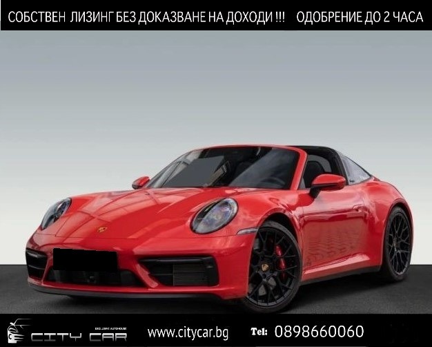 Porsche 911 992 TARGA GTS/LIFT/SPORT CHRONO/360/ BOSE/ MATRIX/, снимка 1 - Автомобили и джипове - 44615512