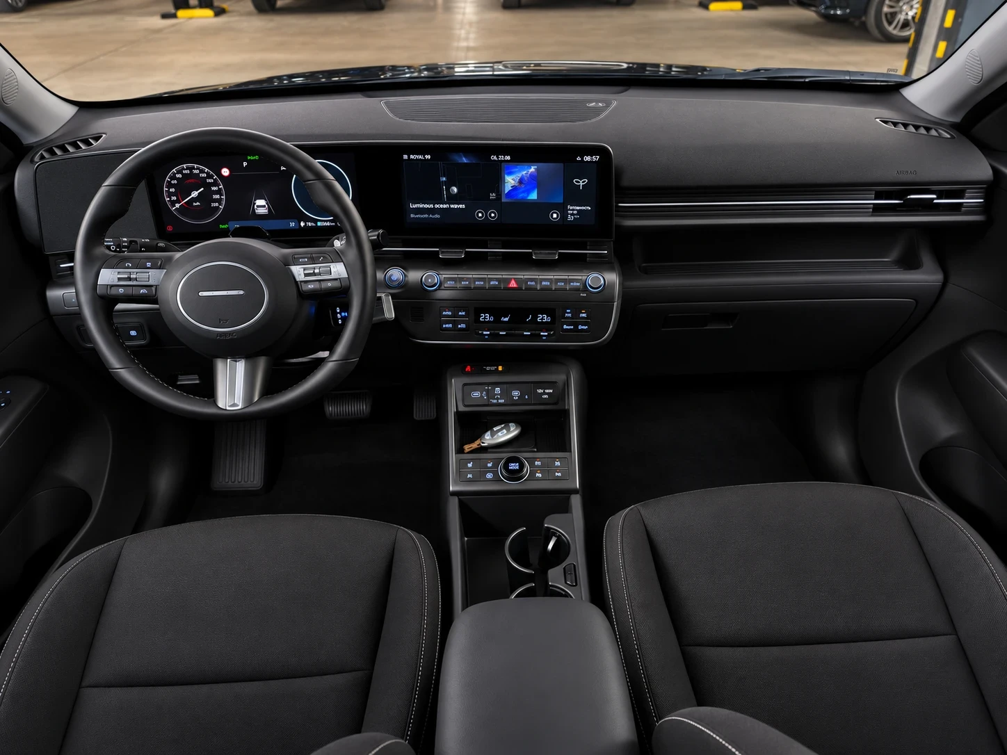 Hyundai Kona 65.4 kwh ::ТЕРМОПОМПА :: 360 КАМЕРИ DISTRONIK, снимка 9 - Автомобили и джипове - 55912598