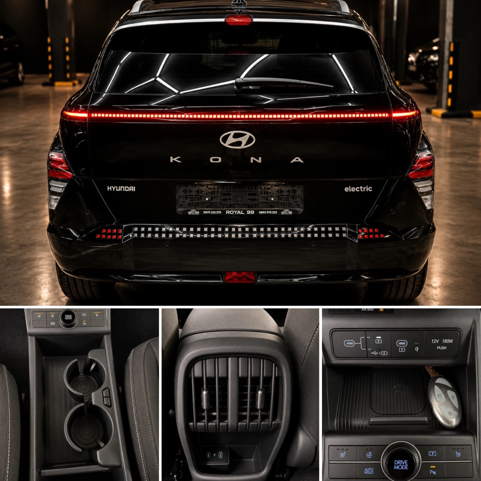 Hyundai Kona 65.4 kwh ::ТЕРМОПОМПА :: 360 КАМЕРИ DISTRONIK, снимка 12 - Автомобили и джипове - 55912598