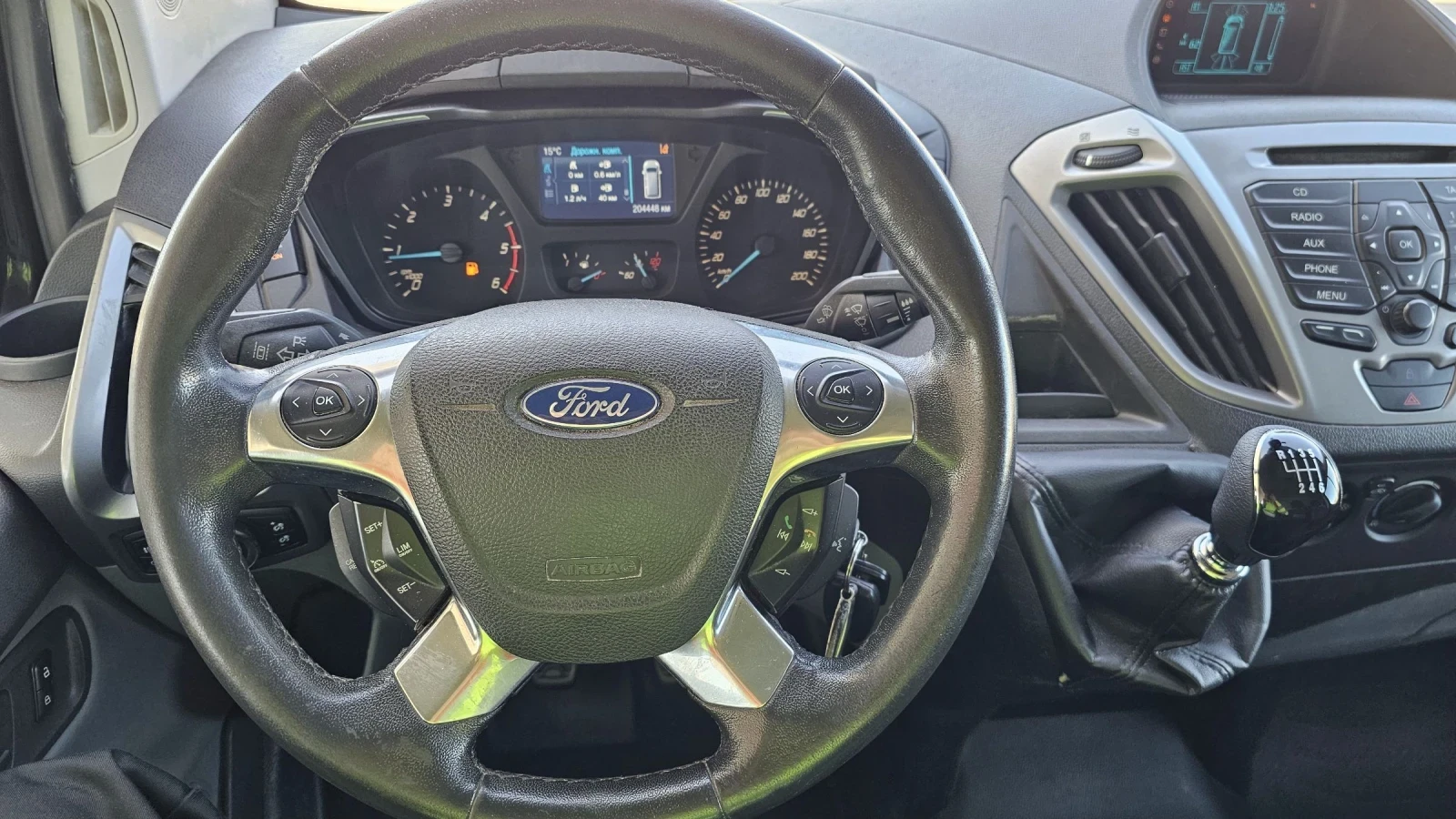 Ford Transit 2.2.TDCI-125 К.С-ДВЕ СТРАНИЧНИ ВРАТИ-КЛИМА - изображение 6