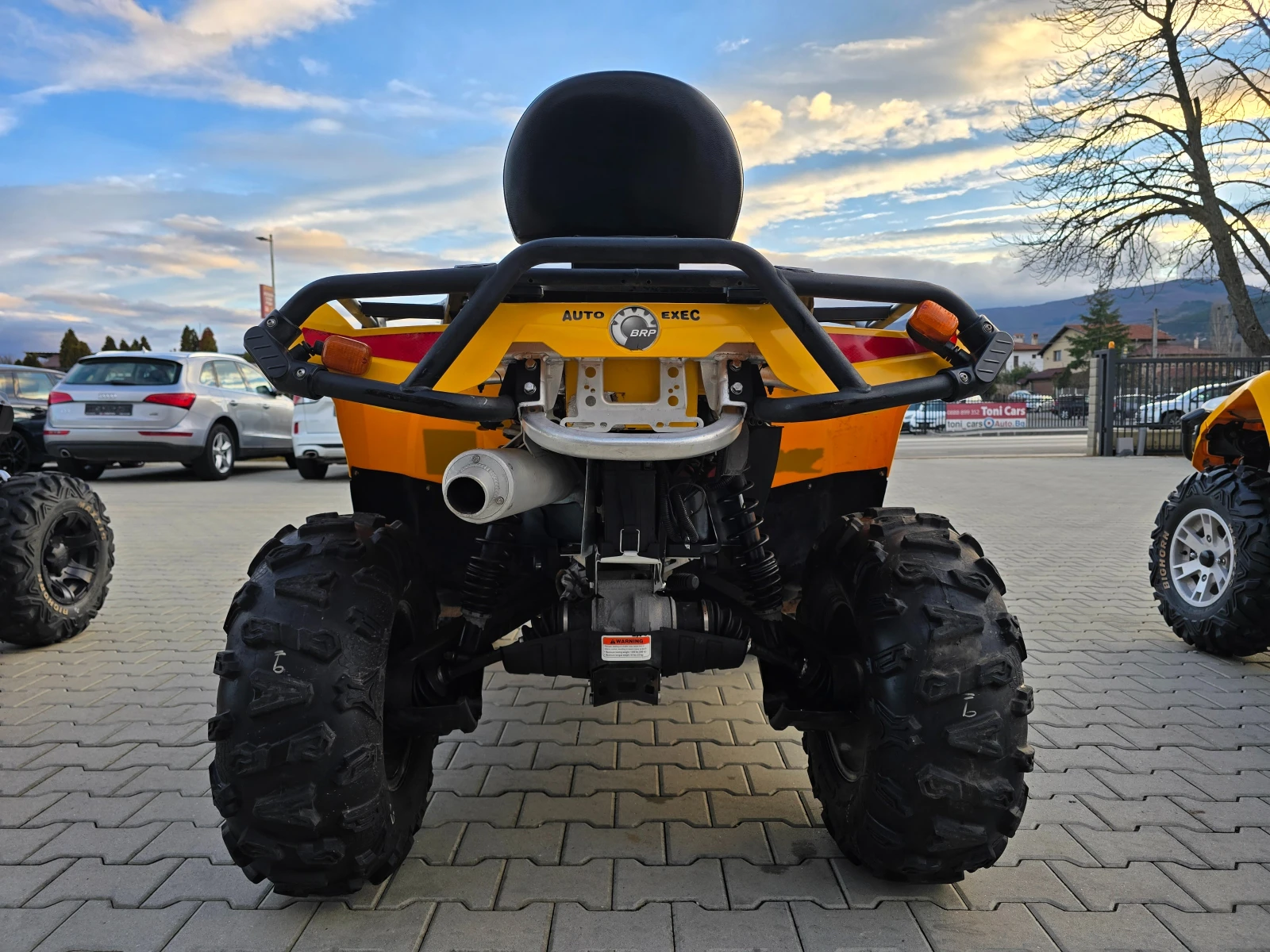 Can-Am Outlander MAX 800ie, лебедка, нови гуми, HMF генерация! - изображение 4