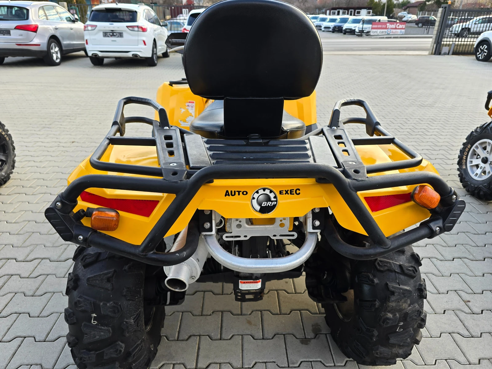 Can-Am Outlander MAX 800ie, лебедка, нови гуми, HMF генерация! - изображение 5