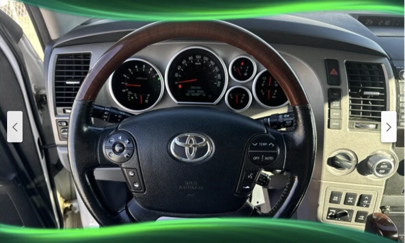 Toyota Sequoia PLATINUM* 5.7* V8* ПОДГРЕВ* КАМЕРА* КЕЙЛЕС, снимка 8 - Автомобили и джипове - 52937112