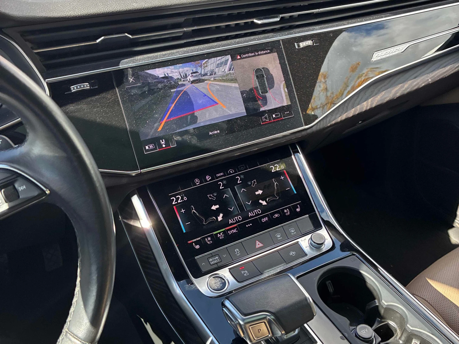 Audi Q8 / ОТ ПРЕДСТАВИТЕЛСТВО / 360 / ПАНО / ОБДУХВАНЕ, снимка 10 - Автомобили и джипове - 56137207