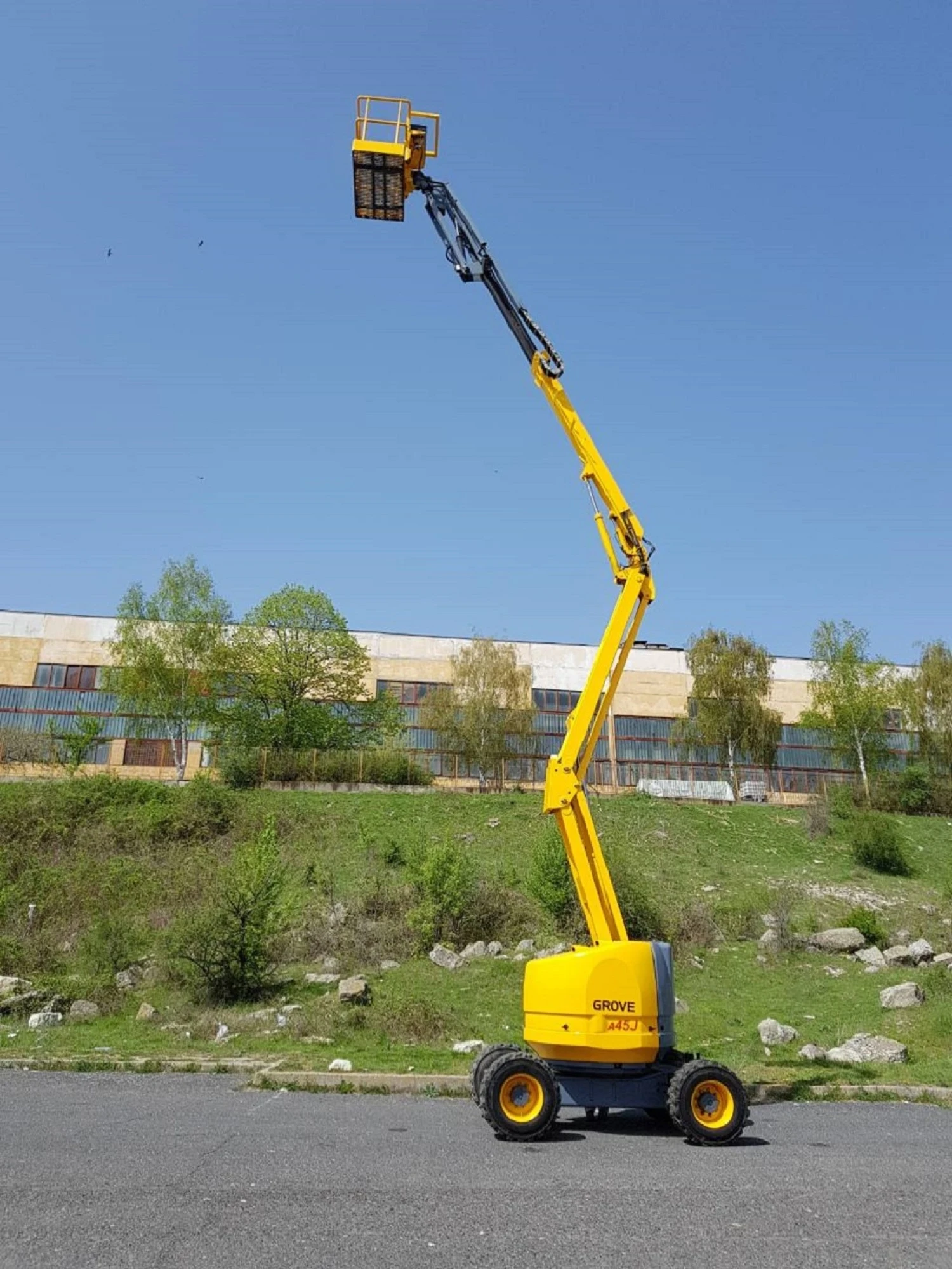Автовишка Grove A 45J 4x4, снимка 9 - Индустриална техника - 53709802