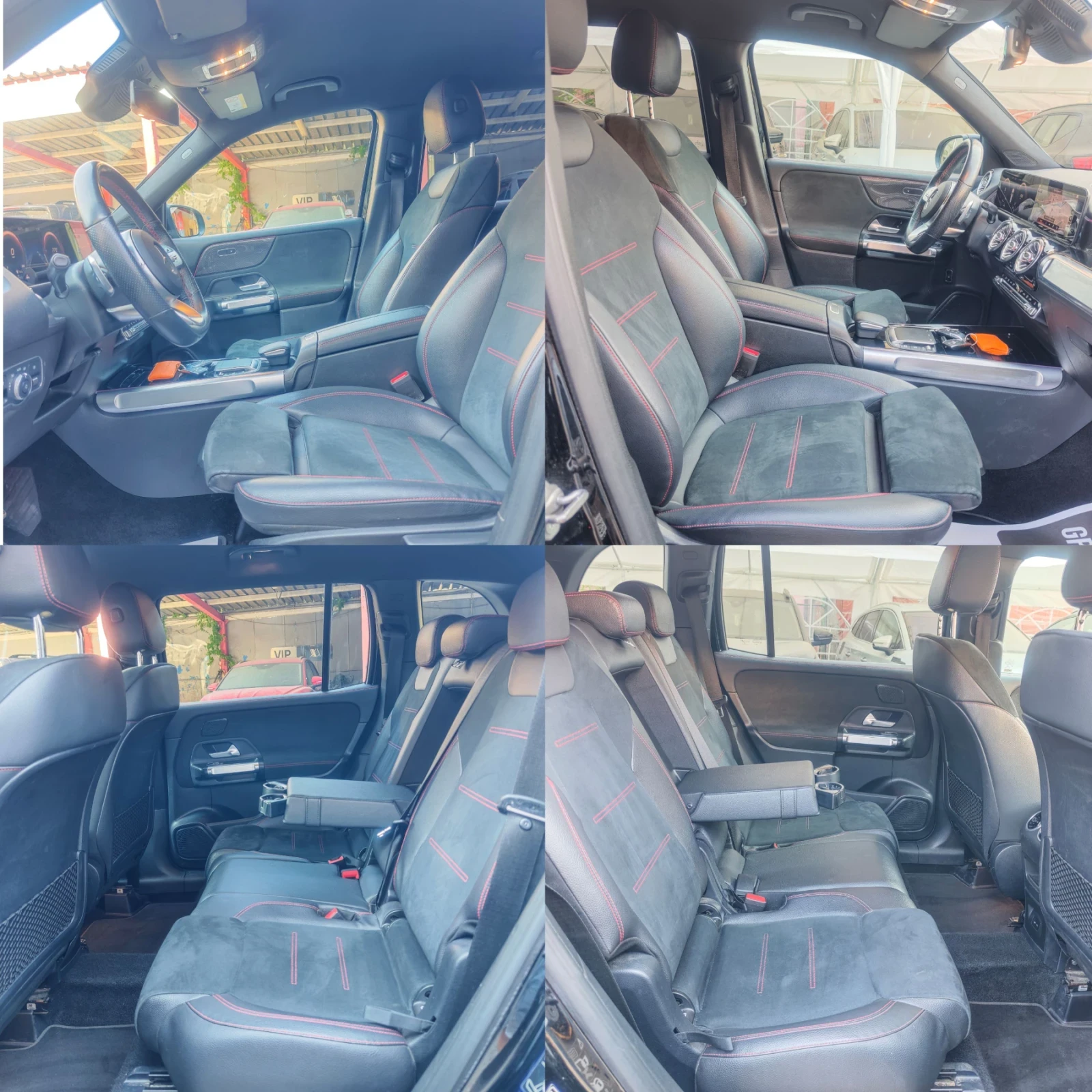 Mercedes-Benz GLB 220 AMG, АМБИЕНТ, КЕЙЛЕС, КАМЕРИ, ПОДГРЕВ, ФУЛ , снимка 8 - Автомобили и джипове - 55631344