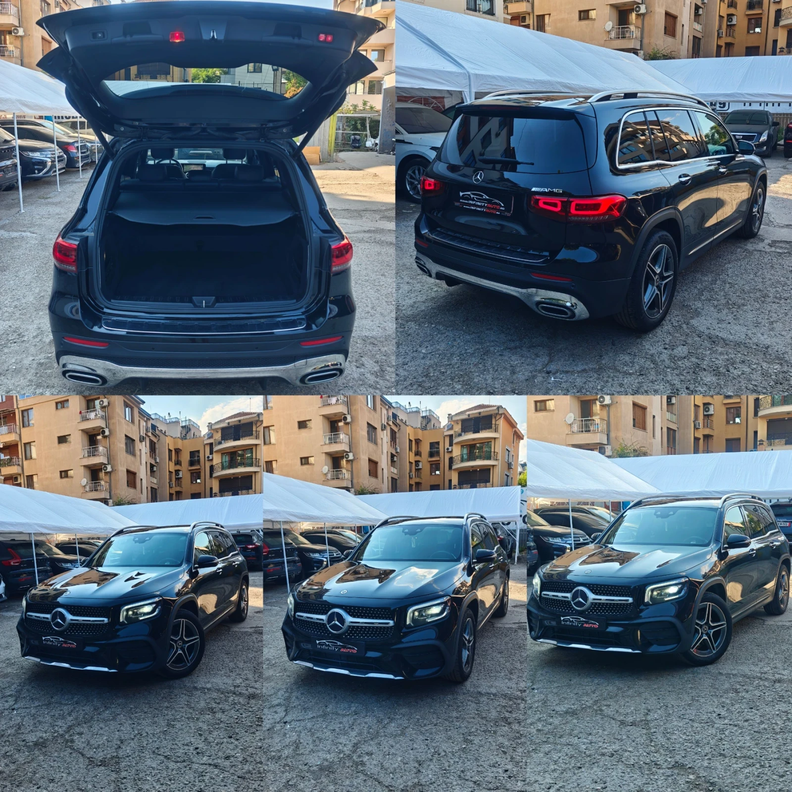 Mercedes-Benz GLB 220 AMG, АМБИЕНТ, КЕЙЛЕС, КАМЕРИ, ПОДГРЕВ, ФУЛ , снимка 6 - Автомобили и джипове - 55631344