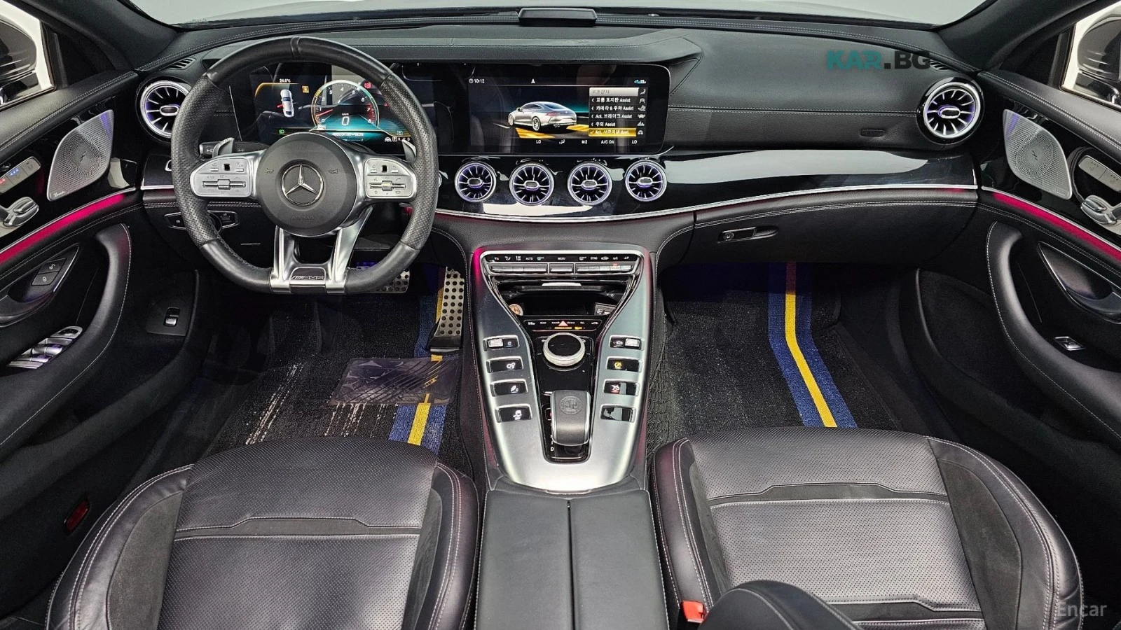 Mercedes-Benz AMG GT 43AMG* 4MATIC* ПОДГРЕВ* ОБДУХВАНЕ* ПАНОРАМА* BURME, снимка 7 - Автомобили и джипове - 54720028
