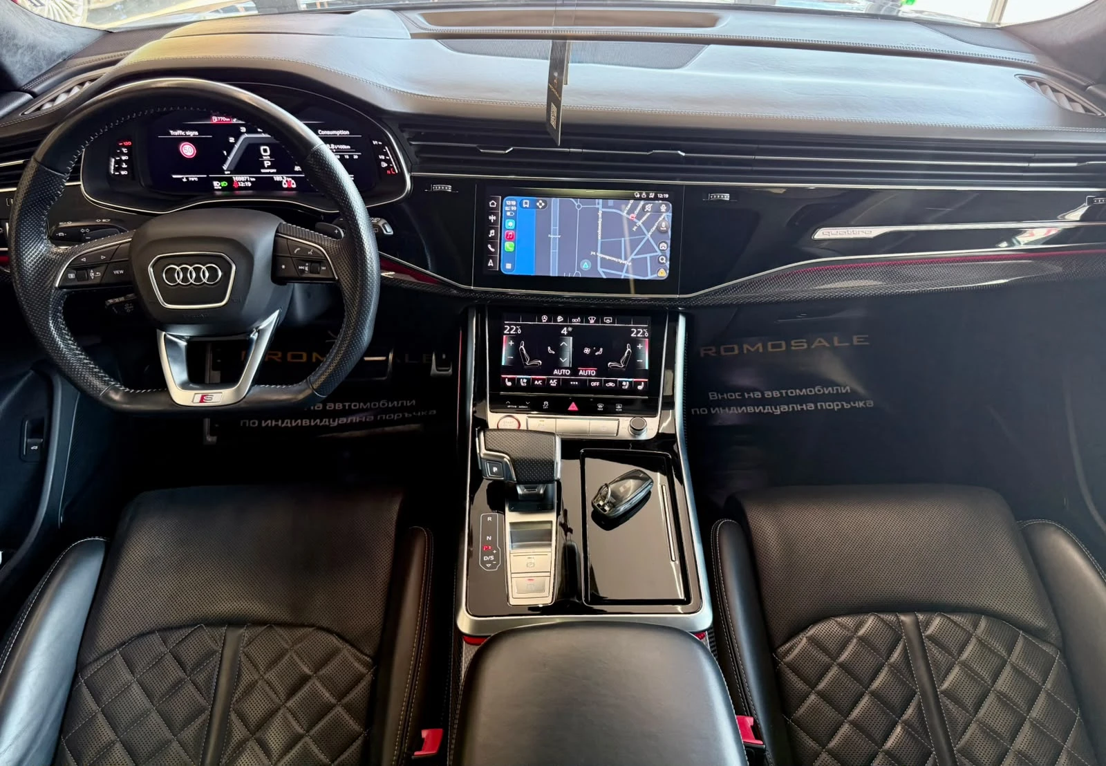 Audi SQ8 Maxton Design* B&O* Full* Pano* HuD* ЛИЗИНГ , снимка 9 - Автомобили и джипове - 55738335