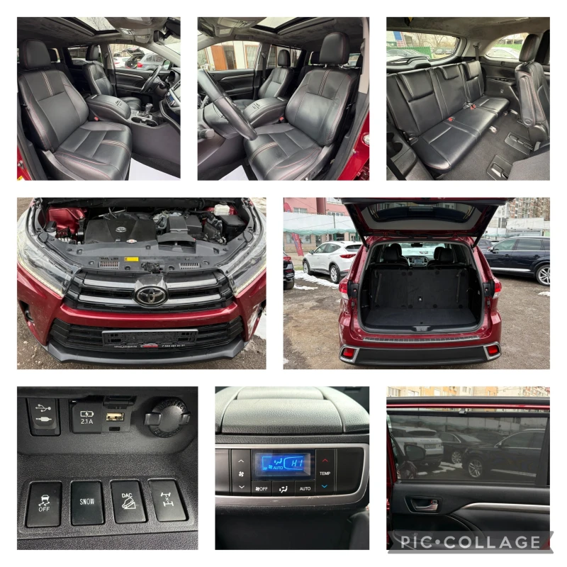 Toyota Highlander 7 МЕСТНА= ПОДГРЯВАНЕ= 3.5 V6= ТОП= , снимка 14 - Автомобили и джипове - 49284381