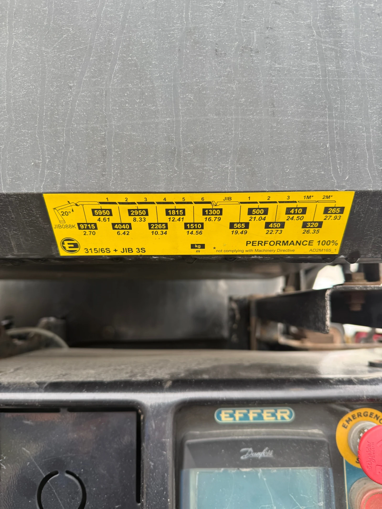 Daf XF 105 Кран EFFER 315/6S 28 метра , снимка 15 - Камиони - 53937156