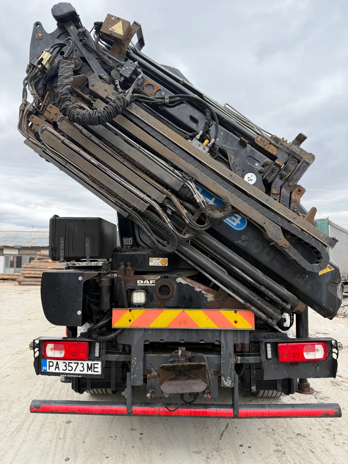 Daf XF 105 Кран EFFER 315/6S 28 метра , снимка 5 - Камиони - 53937156