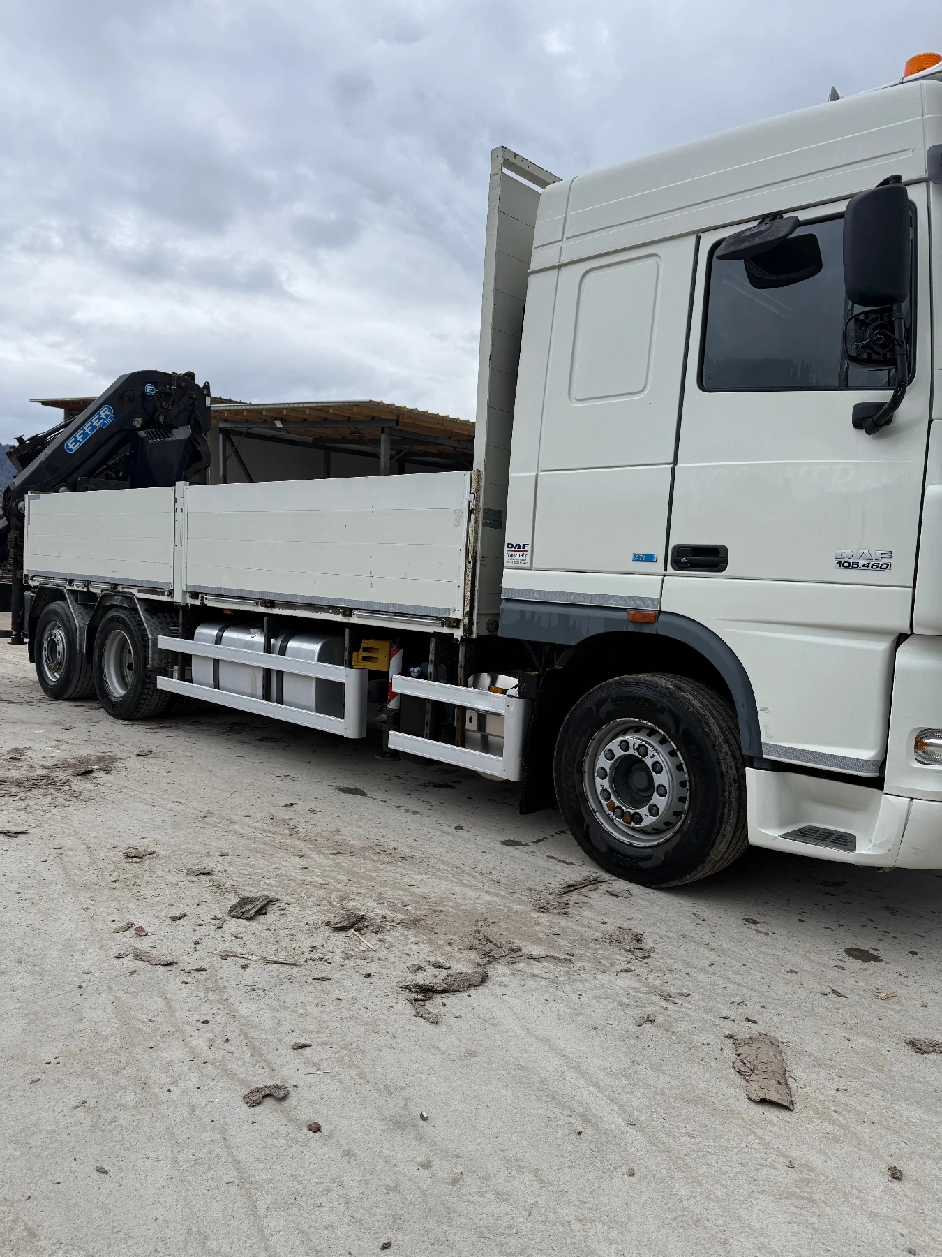 Daf XF 105 Кран EFFER 315/6S 28 метра , снимка 3 - Камиони - 53937156
