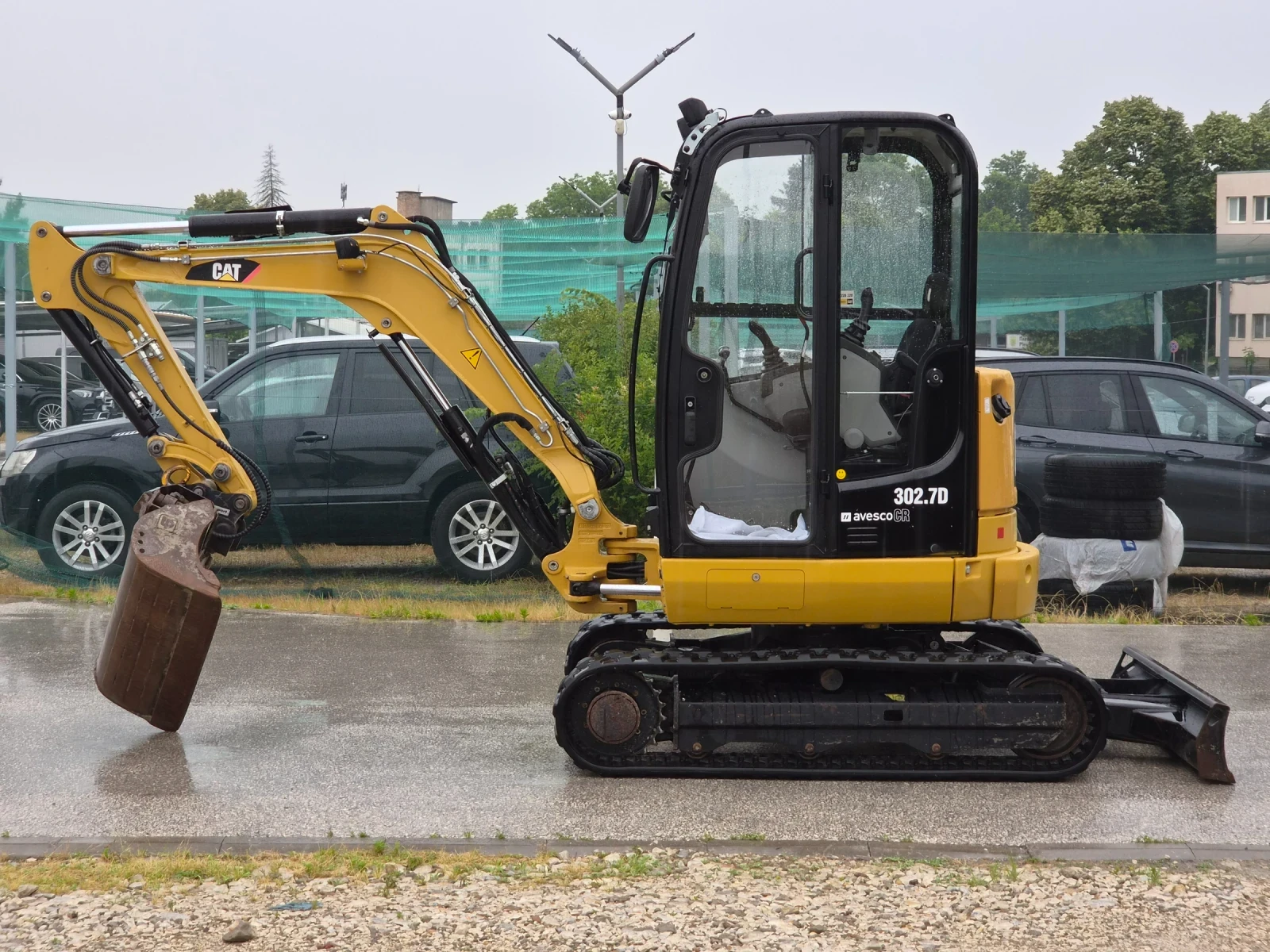 Багер Cat 302.7D CR/3.0т./3кофи+ бързосменник/НулевРадиус/ТО, снимка 4 - Индустриална техника - 55102417