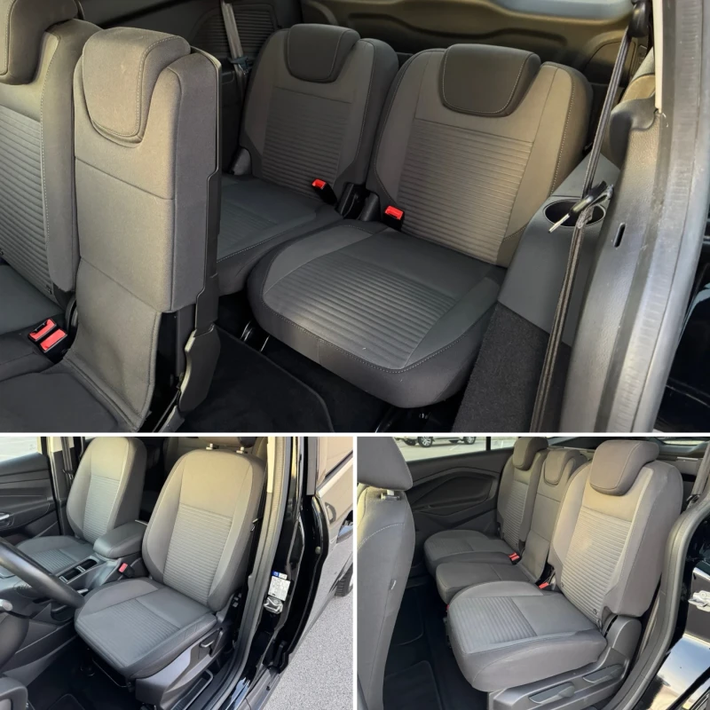 Ford Grand C-Max 1.5 tdci 7 МЕСТЕН/ AUTO/ KEYLESS/ CAMERA/ EURO 6B, снимка 14 - Автомобили и джипове - 46353862