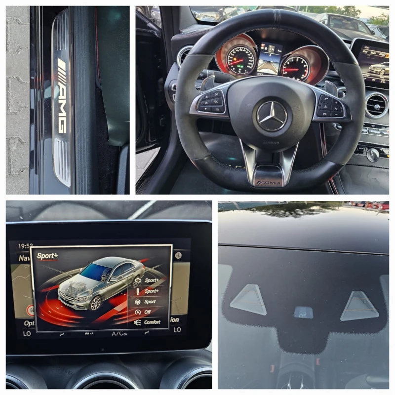 Mercedes-Benz C 450 AMG AMG/4Matic/Distronic/360Cam/Burmester/Швейцария, снимка 17 - Автомобили и джипове - 46553644