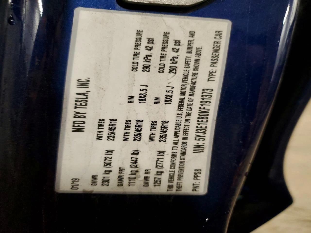Tesla Model 3, снимка 12 - Автомобили и джипове - 54623991