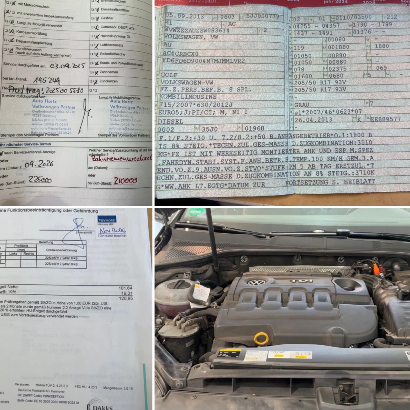 VW Golf 2.0TDI* СЕРВИЗНА КНИЖКА С ПЪЛНА ИСТОРИЯ VW, снимка 17 - Автомобили и джипове - 56096089