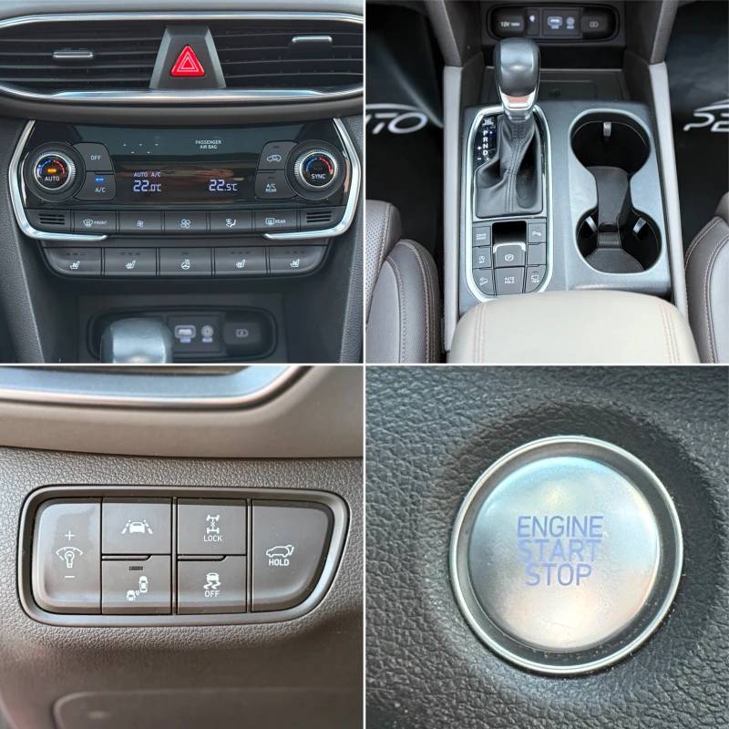 Hyundai Santa fe SWISS#6+ 1#DISTRONIK#PANORAMA#OBDUH#PODGREV#360VIE, снимка 14 - Автомобили и джипове - 51421041