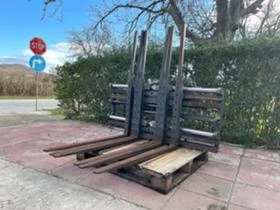 Мотокар Linde вилици и вилични изравнители, снимка 1