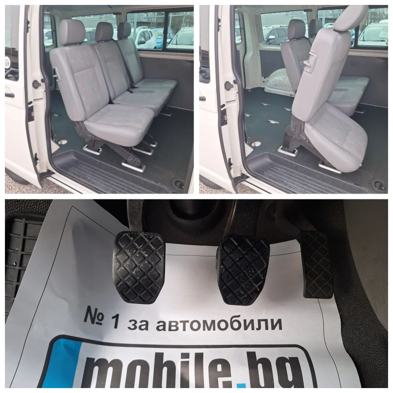 VW Transporter 2.5tdi 131ks 4x4 9 Mesta Klima!, снимка 16 - Бусове и автобуси - 52672328