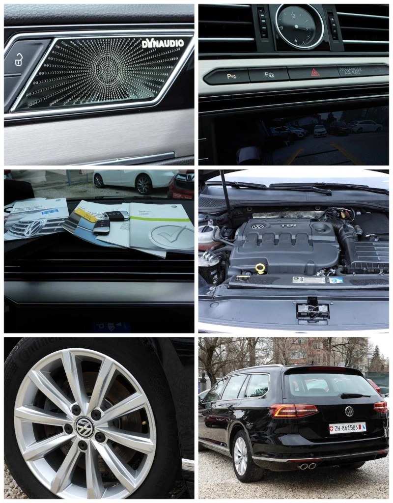 VW Passat 2.0ШВЕЙЦАРИЯ-ДИСТРОНИК/LED/САМОПАРКИРАНЕ/КОЖА/НАВИ, снимка 17 - Автомобили и джипове - 53479054