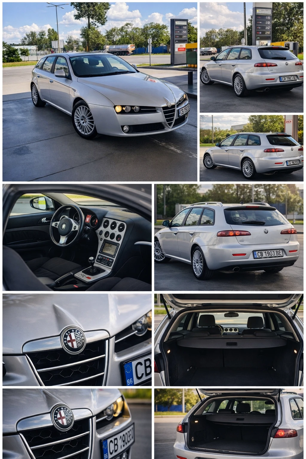 Alfa Romeo 159 sportwagon 1.9 150, снимка 9 - Автомобили и джипове - 55320304