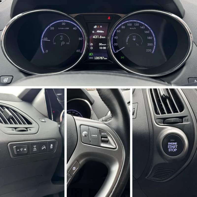 Hyundai IX35 2.0D-4X4-FACELIFT-X POSSIBLE-CAMERA-KEYLESS-TOP, снимка 15 - Автомобили и джипове - 53510363