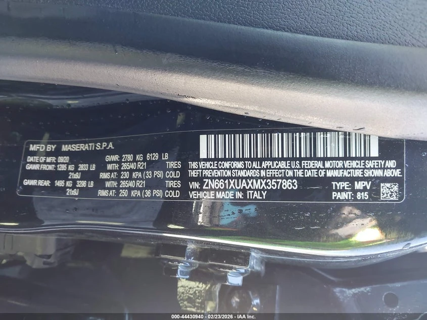 Maserati Levante 3.0l, снимка 9 - Автомобили и джипове - 54121078